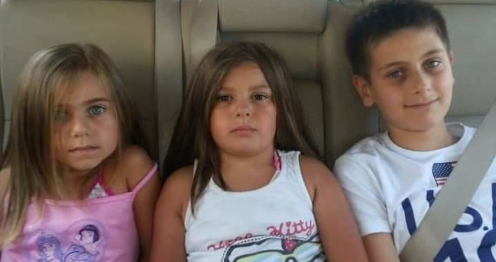 Carmen, Tracy, Christian - Giovanna Monda's children