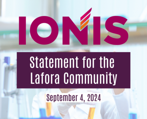 IONIS Statement for the Lafora Community September 4, 2024