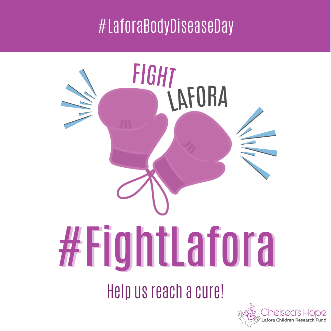 #LaforaBodyDiseaseDay Fight Lafora #FightLafora Help us reach a cure!