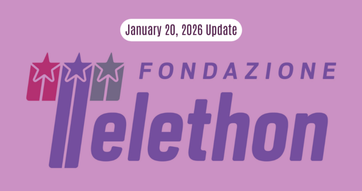 January 20, 2026 Update Fondazione Telethon logo