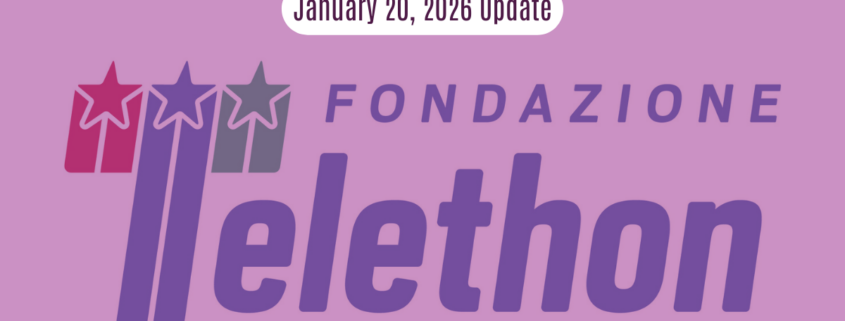 January 20, 2026 Update Fondazione Telethon logo