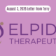 August 3, 2026 Letter from Terry Elpida Therapeutics